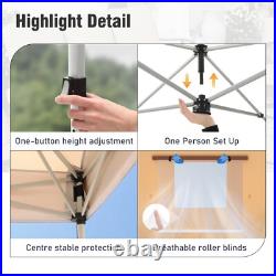 10x10' Commercial Pop UP Canopy Party Tent Folding Portable Canopy with Sidewall