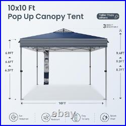 10x10' Commercial Pop UP Canopy Party Tent Folding Waterproof Gazebo Heavy Duty