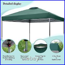 10x10' Commercial Pop UP Canopy Party Tent Folding Waterproof Gazebo Heavy Duty