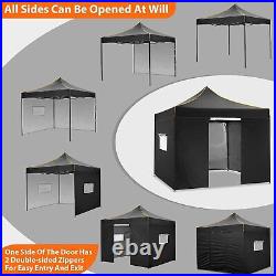 10x10' Commercial Pop UP Canopy Party Tent Folding Waterproof Gazebo Heavy Duty