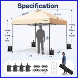 10x10' Commercial Pop UP Canopy Party Tent Folding Waterproof Gazebo Heavy Duty