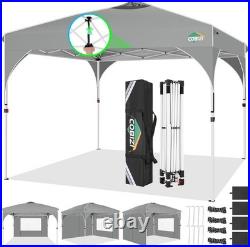 10x10' Commercial Pop UP Canopy Party Tent Folding Waterproof Gazebo Heavy Duty