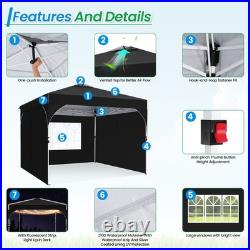 10x10' Commercial Pop UP Canopy Party Tent Folding Waterproof Gazebo Heavy Duty