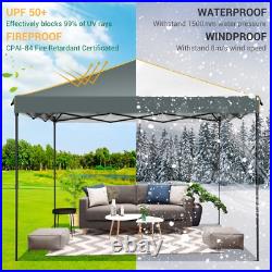 10x10' Commercial Pop UP Canopy Party Tent Folding Waterproof Gazebo Heavy Duty