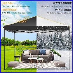 10x10' Commercial Pop UP Canopy Party Tent Folding Waterproof Gazebo Heavy Duty