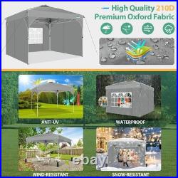 10x10' Commercial Pop UP Canopy Party Tent Folding Waterproof Gazebo Heavy Duty