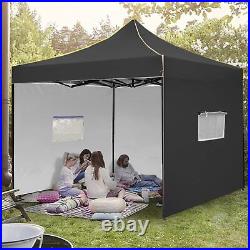 10x10' Commercial Pop UP Canopy Party Tent Folding Waterproof Gazebo Heavy Duty