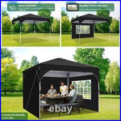 10x10' Commercial Pop UP Canopy Party Tent Folding Waterproof Gazebo Heavy Duty