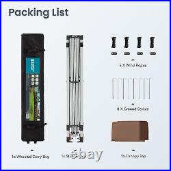 10x10' Commercial Pop UP Canopy Party Tent Folding Waterproof Gazebo Heavy Duty