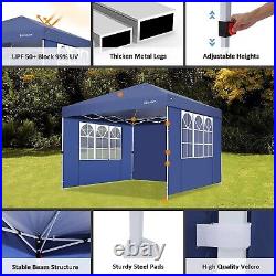 10x10' Commercial Pop UP Canopy Party Tent Folding Waterproof Gazebo Heavy Duty