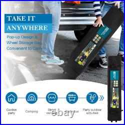 10x10' Commercial Pop UP Canopy Party Tent Folding Waterproof Gazebo With Sidewall