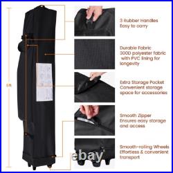 10x10 Commercial Pop-up Canopy Tent with 3 Sidewalls & Adjustable Awning