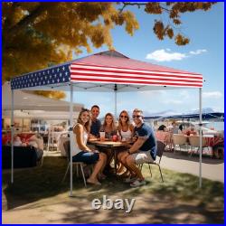 10x10'EZ Pop Up Canopy Outdoor Wedding Party Tent Folding Gazebo with Roller Bag