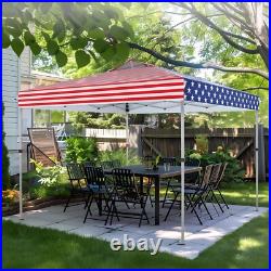 10x10'EZ Pop Up Canopy Outdoor Wedding Party Tent Folding Gazebo with Roller Bag