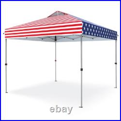 10x10'EZ Pop Up Canopy Outdoor Wedding Party Tent Folding Gazebo with Roller Bag