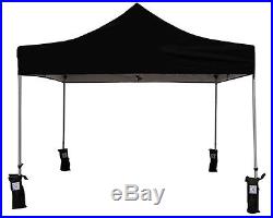10x10 EZ Pop Up Canopy Tent Instant Canopy Outdoor Gazebo Tailgate Tent Black