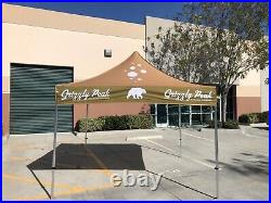 10x10 Ez Up Pop Up Commercial Grade Aluminum Hex Canopy Tent Frame. Frame Only