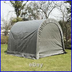 10x10 FT Carport Car Shelter Canopy Enclosure Kit Parking Tent Storage Shed Port