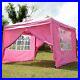 10x10-FT-EZ-POP-UP-CANOPY-PARTY-GAZEBO-TENT-INSTANT-SETUP-with-6-WALLS-SIDES-Pink-01-np