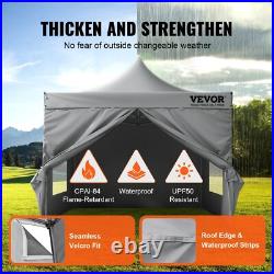 10x10 FT Enclosed Canopy Tent UV Resistant withRemovable Sidewalls Portable
