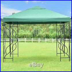 10x10 Gazebo Canopy Shelter Patio Wedding Party Tent Outdoor Awning Green