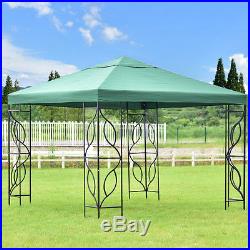 10x10 Gazebo Canopy Shelter Patio Wedding Party Tent Outdoor Awning Green