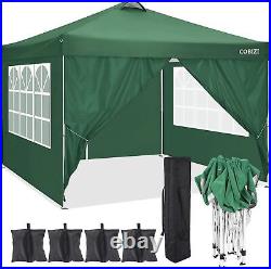 10x10' Heavy Duty Canopy Folding Gazebo Waterproof Party Tent Portable Outdoor