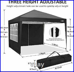 10x10 Heavy Duty Canopy Tent Waterproof Wedding Party Tent Gazebo+4 Side 08