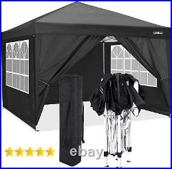 10x10 Outdoor Tent Pop UP Canopy Waterproof Heavy Duty Gazebo with 4 Sidewalls^^