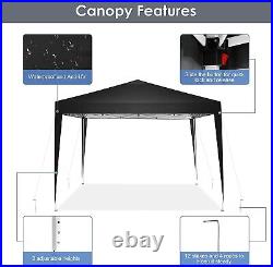 10x10 Outdoor Tent Pop UP Canopy Waterproof Heavy Duty Gazebo with 4 Sidewalls^^