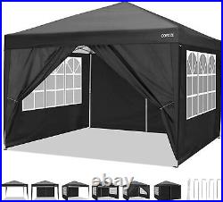 10x10 Outdoor Tent Pop UP Canopy Waterproof Heavy Duty Gazebo with 4 Sidewalls^^