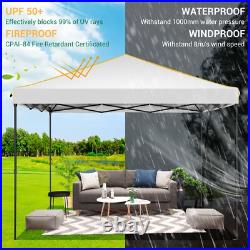 10x10 Pop Up Canopy Outdoor Commercial Instant Gazebo with 4 Removable Sidewalls