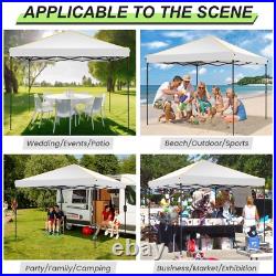 10x10 Pop Up Canopy Outdoor Commercial Instant Gazebo with 4 Removable Sidewalls