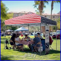 10x10' Pop Up Canopy Outdoor Folding Gazebo Wedding Party Tent Adjustable Height