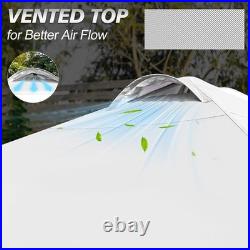 10x10 Pop Up Canopy Tent, 1-Button Push Setup Canopy Tent with 1 Sidewall
