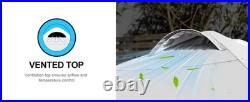 10x10 Pop Up Canopy Tent, 1-Button Push Setup Canopy Tent with 1 Sidewall