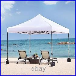 10x10 Pop Up Canopy Tent, Commercial Instant Heavy Duty Canopy, 500D