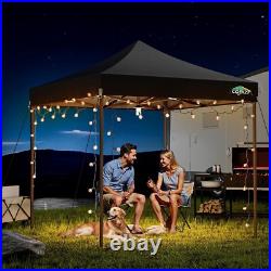 10x10 Pop Up Canopy Tent Heavy Duty with 4 Sidewall, Commercial Outdoor Gazebo\\