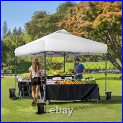 10x10' Pop Up Canopy Tent Outdoor Portable Waterproof Gazebo Shelter with4 Sandbag