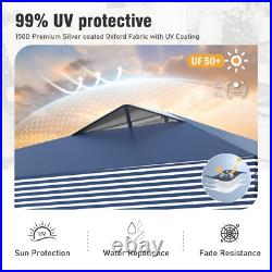 10x10' Pop Up Canopy Tent Portable Shelter Shade Canopy with Removable Sidewall