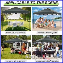 10x10 Pop Up Canopy Tent with 4 Removable Sidewalls Waterproof Instant Gazebo^US