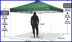 10x10'' Pop Up Foldable Canopy Tent Gazebo Waterproof Oxford Cloth Awning Tents