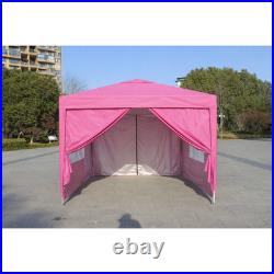 10x10 Pop Up Gazebo Canopy Tent with Removable Sidewalls & Windows, 4 Sand Bags