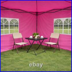 10x10 Pop Up Gazebo Canopy Tent with Removable Sidewalls & Windows, 4 Sand Bags