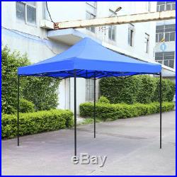 10x10 Pop Up Wedding Party Canopy Commercial Tent Market Gazebo Sun Shelter BU