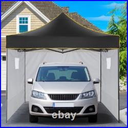 10x10 Pop up Canopy Heavy Duty Commercial Instant Vendor Tent with 4 Sidewalls