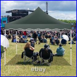 10x10 Pop up Canopy Heavy Duty Gazebo Waterproof Commercial Tent with 4 Sandbag
