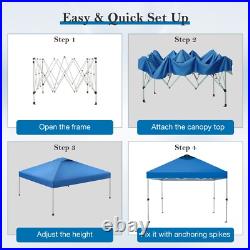 10x10' Pop-up Canopy Outdoor Awning Gazebo Party Tent Heavy Duty Waterproof