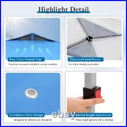 10x10' Pop-up Canopy Outdoor Awning Gazebo Party Tent Heavy Duty Waterproof