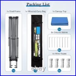 10x10' Pop-up Canopy Outdoor Awning Gazebo Party Tent Heavy Duty Waterproof